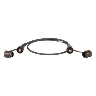 Cable Patch Industrial / Cat6A Blindado S/FTP / IP65/IP67 / 2 m (6.6 ft) / Conectores Industrial y RJ45 / -20°C a 70°C | ISTP6X2MBL