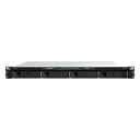 Servidor NAS Rackmount / 4 Bahías Hot-Swappable / 1U / 2000/1300 MB/s Lectura/Escritura / 4 Puertos 1GbE RJ45 / PCIe 3.0 x8 / Dual Power Supply Redundante / DSM / Almacenamiento Empresarial | RS826RP+