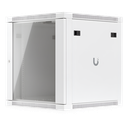 Gabinete Rack 12U / Montaje en Pared / 4 Postes / Vidrio Templado / Carga 80 kg (176 lb) / 598 × 600 mm | UACC-RACK-12U-WALL-600-G