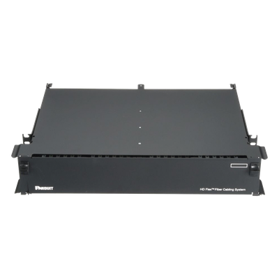 Panel de Distribución de Fibra Óptica / 2 UR / Ultra Alta Densidad / 288 Fibras / Acceso Frontal y Trasero / Bandeja Dividida con Bloqueo | FLEX2U06