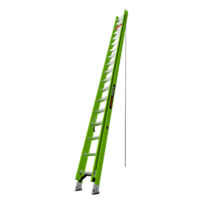 Escalera de Extensión / Fibra de Vidrio y Aluminio / 10.9 m (35.8 ft) / Capacidad 375 lb (170 kg) / Estabilizadores Niveladores Integrados / Certificación ANSI-OSHA | HYPERLITE-36-IA