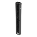 Organizador Vertical de Cables / Alta Densidad / 45 U / Ancho 8 in / Diseño Simple Frontal / ABS y Acero / Negro | PR2VFD08