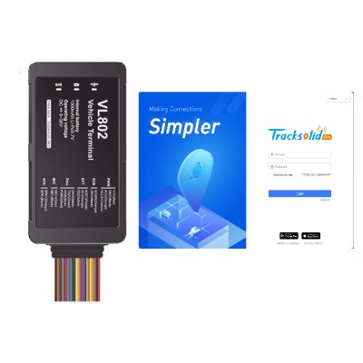 Rastreador GPS Vehicular 4G LTE / Corte Remoto de Motor / Botón de Emergencia SOS / Detección de Apertura de Puertas / Audio Bidireccional / Compatible con Sensor Ultrasónico UL212 | VL802PROMO