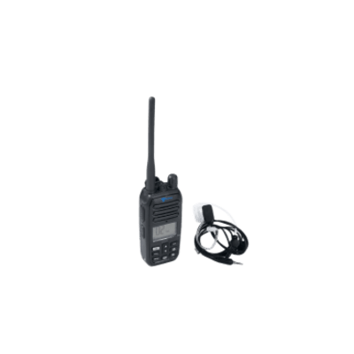 Radio Portátil Marino / Sumergible IP67 / Luz Activada por Agua / NRC Reducción de Ruido / Dual-Watch / 5W de Potencia / Micrófono Audífono de Tubo Acústico | TXM52/MA