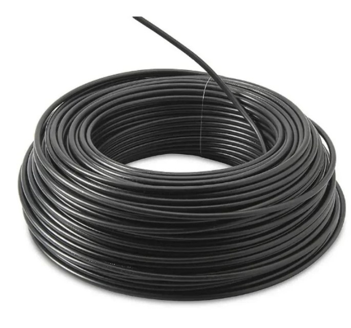 SSMELE Cable Vinanel Negro 8 Awg Por Metro N.- PARTE: CAVIN8N-MTO