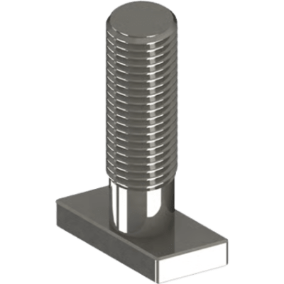 Perno de Montaje Solar / Acero Inoxidable / Rosca M8 / 30 mm / Compatible con N Rail 4.72 y M2 / 12.26 g | N00008