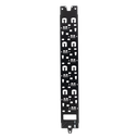 Panel Administrador de Cables Vertical / 42 RU / Acero con Acabado en Polvo / 977.6 mm (3.2 ft) / Compatibilidad Anillos D, S1DR, S2DR, L, S1LR, S2LR / RoHS | XG-VCM42B