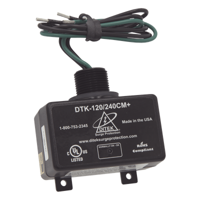 Supresor de Sobretensiones / 120/240 VCA / Fase Dividida / Gabinete NEMA 4X / -35°C a 80°C / Auto-Recuperación | DTK-120/240CM