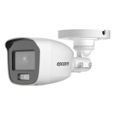 Cámara Bala TURBOHD / 2 Megapixel / Dual Light 20 m (65.6 ft) / Audio por Coaxitron / Gran Angular 100° / IP66 Metálica | B8-TURBO-DL/A