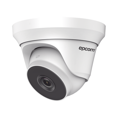 Turret TURBOHD 2 Megapixel (1080p) / Lente 2.8 mm / 50 mts IR EXIR / Exterior IP66 / METAL / Ultra Baja Iluminación / 4 Tecnologías | E8-TURBO-X5W