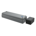 Sensor de Puerta Peatonal Inalámbrico / Tecnología Trio-Frequency Anti Interferencias / Alcance Magnético 25 mm / Batería 3.6V 2600mAh / Vida Útil 2 Años / Compatible con Puertas Seccionales y Batientes | ACCESSDRW