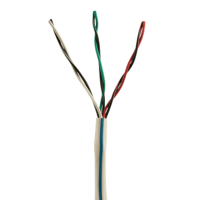 Bobina de Cable de Cobre de 3 Pares Clase 4 Para Sistemas FMPS, 16/19 AWG, Sin Blindaje, CMP (Plenum), Color Blanco, Carrete de 609 metros | PXUP316AWH-CQ