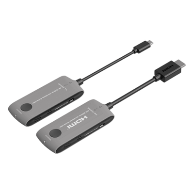 Extensor HDMI Inalámbrico / 4K@60Hz / Type-C / Wi-Fi 6 / 5 GHz / 20 m (65.6 ft) / HDCP 2.2 / 18 Gbps / 16:1 TX-RX | TT488TYPECV2.0
