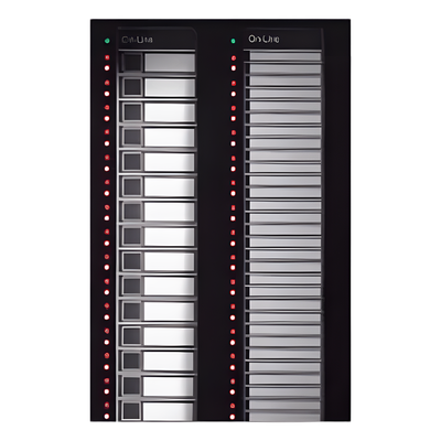 Módulo Anunciador AIO / 30 Botones Capacitivos / LED Programables 8 Colores / Bus 2 Hilos EIA-485 / 4,960 Puntos por Sistema | ACM-30