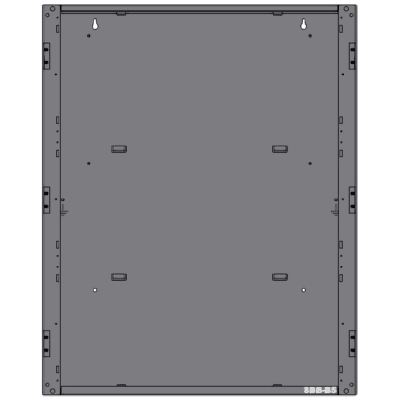 Caja Trasera para Gabinete de Detección de Incendio / Acero Calibre 16 / Dos Niveles de Módulos / Knockouts Múltiples / 29 lb (13.2 kg) | SBB-B5