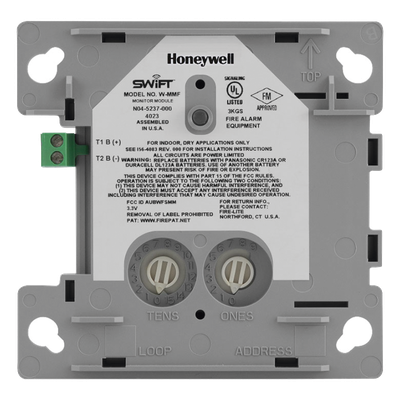 Módulo Monitor Inalámbrico Direccionable / Contactos Secos / Malla SWIFT FlashScan / Batería Litio 2 Años / UL 268 y UL 864 | FW-MM