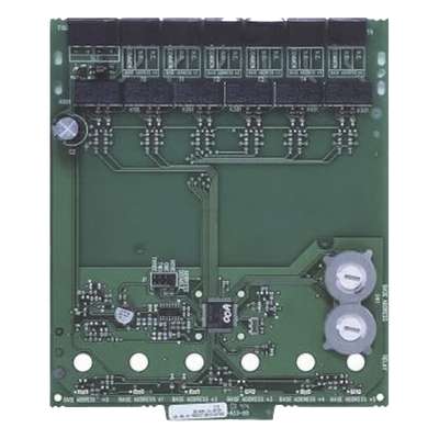 Módulo de Control Direccionable / 6 Relevadores Form-C / Dirección Automática 01-154 / Terminales Extraíbles 12-18 AWG / LED de Estado por Punto / Montaje en Gabinete o Chasis | XP6-R