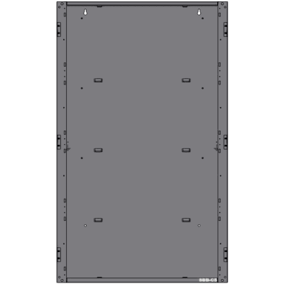 Caja Trasera para Gabinete de Panel de Alarma Contra Incendio / Acero Calibre 16 / Tres Niveles / Tamaño C / 25.41 x 39.84 x 5.50 pulgadas (64.55 x 101.2 x 14 cm) | SBB-C5