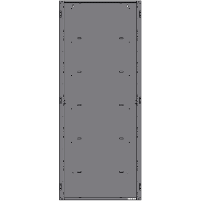 Caja Trasera para Gabinete de Panel de Alarma Contra Incendio / Cinco Niveles / Acero Calibre 16 / 25.41 x 58.96 x 5.50 pulgadas (64.5 x 149.8 x 14 cm) / Compatible con Baterías 26 Ah | SBB-E5