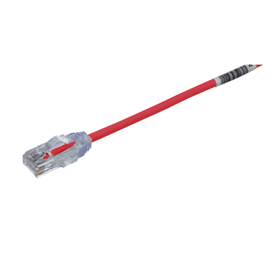Cable de Parcheo UTP / Cat6 / 28AWG Diámetro Reducido / 20 cm / Rojo | UTP28SP0.2MRD