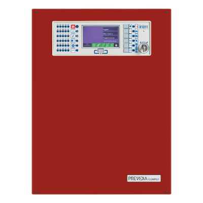 Central de Detección de Incendio Direccionable / 2 Lazos / 480 Puntos / Pantalla Táctil 4.3" / Gestión Cloud / Red 50 Nodos / EN54 y UL | PREVIDIAC-200SR