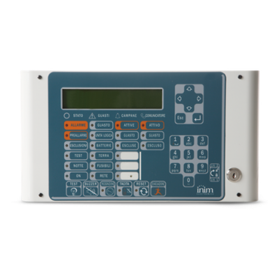 Panel Repetidor Remoto / Pantalla LCD / RS485 1000 m (3280.8 ft) / Compatible SmartLoop-SmartLight-SmartLine / Consumo 40 mA / Certificación EN 54 | SMARTLETUSEE/LCDLITE