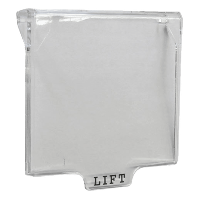 Cubierta para pulsador de alarma / Resistente a la intemperie / Compatible EC0020 e IC0020 / Tapa transparente | WCP0020
