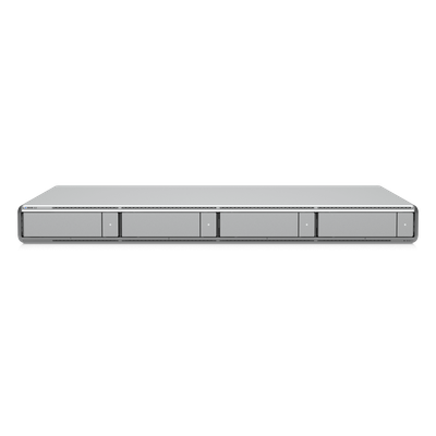 NVR Rack 1U / 4 Bahías Hot-Swap / 10G SFP+ y 2.5GbE / 30 Cámaras 4K / Edge-AI / HDMI Viewport | UNVR-G2