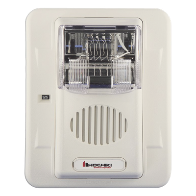 Sirena Estrobo / Intemperie / Montaje Muro / 75 cd / 16-33 VCC / 4.72' x 5.75' x 4.18' | WHEC24-75WW