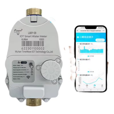 Medidor de Agua Inteligente LoRaWAN / 1 Pulgada / Válvula de Corte Eléctrica / Precisión 10 L / IP67 / Batería Litio 3.6 V | TW-LXSY-25