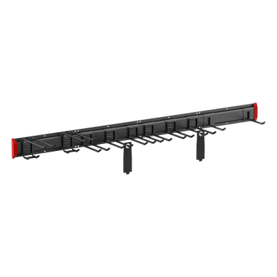 Estante de Almacenamiento de Pared / Capacidad 284 kg / Ganchos Ajustables / 4 Placas de Pared / Acero y Plástico | LGS01-03