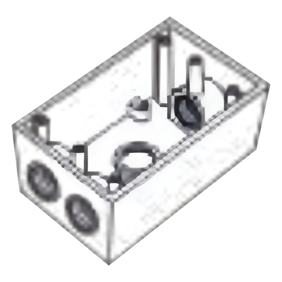 Caja Condulet FS / 3/4" (19.05 mm) / 4 Bocas / Aluminio Fundido a Presión / Intemperie / NPT | RR-0284