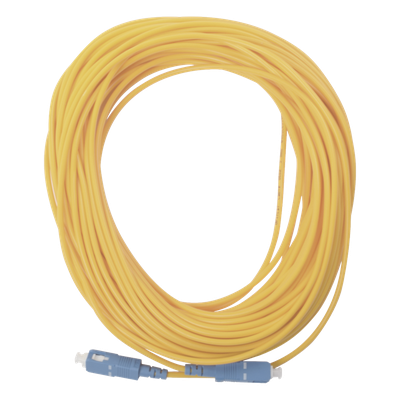 Jumper de Fibra Óptica Simplex, Monomodo, con Conectores SC/UPC-SC/UPC, de 20 Metros | OFC-SC/PC-SC/PC-S-30-20