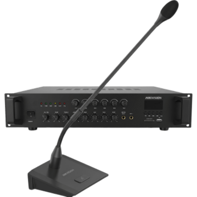 Kit de amplificador de Audio + Micrófono | Voceo  | Música ambiental | DS-QAEKITMIC-240