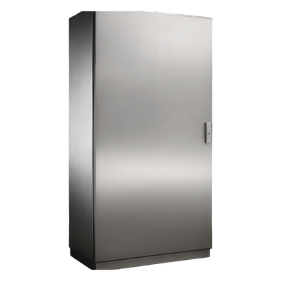 Gabinete de Acero Inoxidable / IP55 / IK10 / 800x1600x400 mm / 31.5x63x15.7 in / Carga 80 kg / Exterior Telecom | PST8016040INOX