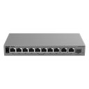 Switch PoE Gigabit Smart Cloud-Managed / 11 Puertos / 8 Puertos PoE+ 120 W / 1 Puerto SFP Uplink / Capa 2 / Sin Ventilador / Protección 6 kV | RG-ES211GS-P