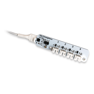 Interfaz de Botones Push / 4 Canales / Control LED 3.3V / 256 Combinaciones / Cable X-talk 180 cm / PCB 82 mm | XT-B4N6