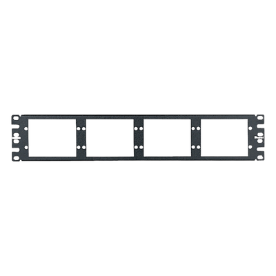 Patch Panel de Fibra Óptica / 2UR / 8 Placas Acopladoras / 19" EIA / 1.58 x 0.29 x 0.04 ft | CFAPPBL2