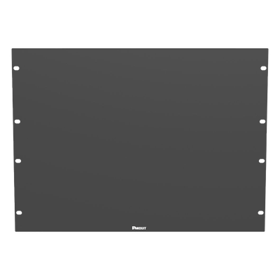 Tapa Ciega para Rack / 19 in / 8UR / Acero / Plano / Negro | DPFP8