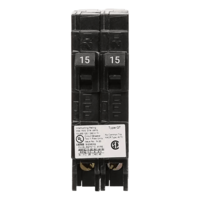 Interruptor Automático Duplex / Enchufable / 2 Polos / 30-30 A / 120 VCA / 10 kA | Q3030