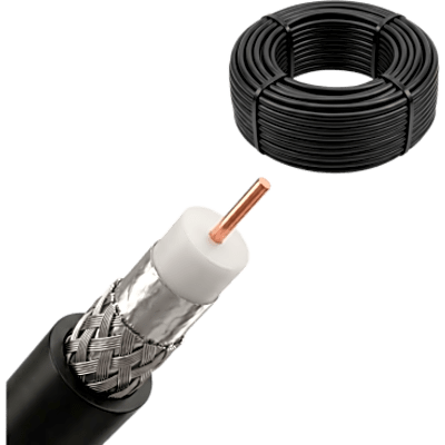 Rollo de 50 Metros de LP400 de 50 Ohms | Cable Coaxial Profesional | LP400/50MTS