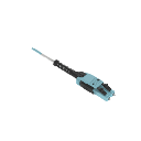 Jumper de Fibra Óptica / Multimodo OM4 50/125 / LC-LC Uniboot Duplex / LSZH / 5 m (16.4 ft) / Color Aqua | FZ2RLU1U1ONM005