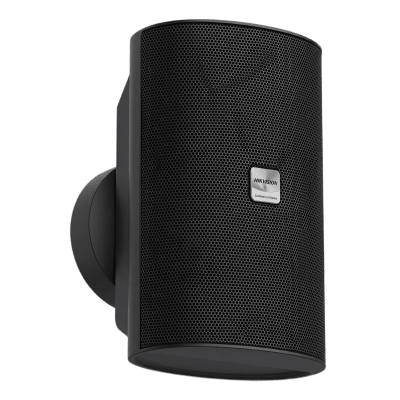 Bocina de Gabinete 4" Dos Vías / Woofer 4" + Tweeter 1" / 35 W Nominales / 8 Ohms / Línea Constante 100V/70V / Sensibilidad 86 dB / IP65 / Montaje en Pared / Color Negro | DS-QAC0130G1-4/BLACK