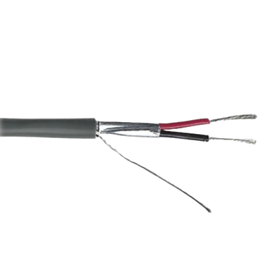 Cable de Control / Calibre 22 AWG / 2 Conductores / Blindado / 305 m (1000 ft) / Riser CMR / UL 1666 / Color Gris | 9297
