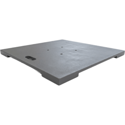 Base de Truss / 76 cm (2.49 ft) / Espesor 1 cm / Acero / 30 x 30 cm Tipo Americana / Patas 12 cm | EP30PBTT