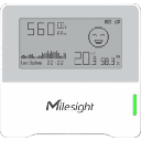 Sensor de Monitoreo Ambiental Interior / CO2 NDIR 400-5000 ppm / Temperatura ±0.2°C / Humedad ±2% RH / Pantalla E-ink 2.13 Pulgadas / LoRaWAN / NFC / Batería hasta 4.5 Años | AM103915M