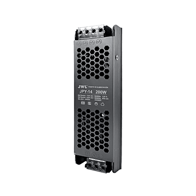 Fuente de Alimentación para Tira LED / Salida 24 VDC / Potencia 200 W / Entrada 110-220 VAC 50/60 Hz | JPY-14