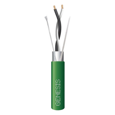 Cable de Datos EIA-485 / 2x22 AWG / Blindado Trenzado / Plenum / Bobina 305 m (1000 ft) / Verde | 3320-2105
