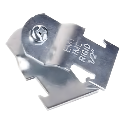 Abrazadera Unicanal / 3/4" (19.05 mm) / Acabado Galvanizado / Espesor 1.5 mm / Montaje Múltiple / 60 x 32 mm | PST-SC-075