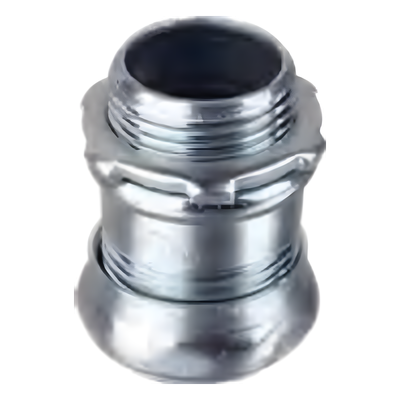 Conector de Compresión / Acero Galvanizado / 1/2" (13 mm) / Pared Delgada / UL Listed | PST-ES-601S